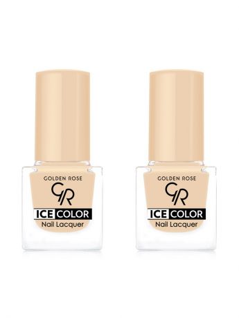 Лаки для ногтей Golden Rose.. Лак для ногтей Ice Color, 2 штуки. Тон 108