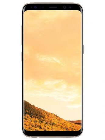 Смартфоны Samsung Смартфон Samsung Galaxy S8 (SM-G950FZDDSER), желтый топаз