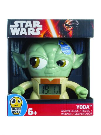 Часы настольные Star Wars Часы настольные BulbBotz Star Wars минифигура Yoda (Йода)