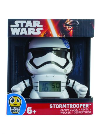 Часы настольные Star Wars Часы настольные BulbBotz Star Wars, минифигура Stormtrooper (Штормтрупер)