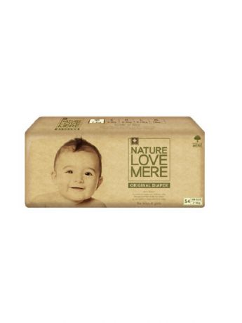 Подгузники детские Nature Love Mere Подгузники original Basic Diaper NB (2-4кг) 54шт.