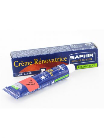 Краски для обуви Saphir Восстановитель кожи Creme RENOVATRICE, 25 мл. (жидкая кожа)(54 розовый)