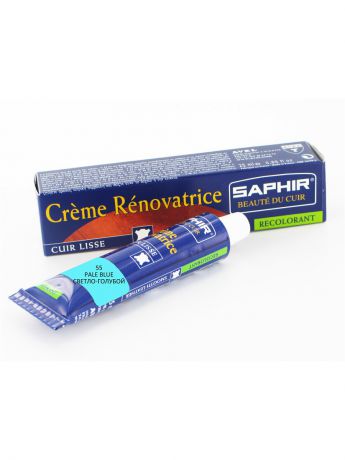 Краски для обуви Saphir Восстановитель кожи Creme RENOVATRICE, 25 мл. (жидкая кожа)(55 светло-голубой)