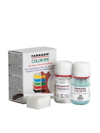 Краски для обуви Tarrago Краситель+очиститель  для гладкой кожи TDC05 COLOR DYE, стекло, 2 х 25мл. (044 турмалин)
