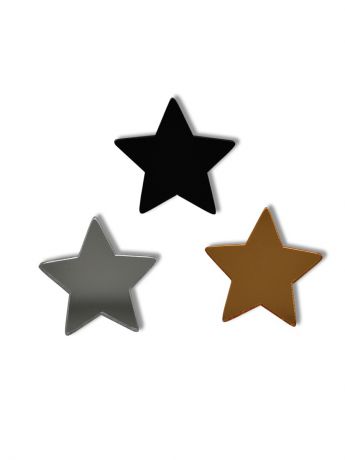 Броши Сплетница Три звезды