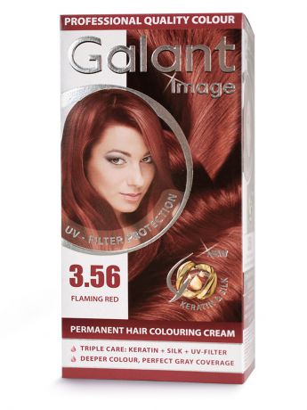 Краски для волос GALANT Image Cтойкая крем-краска для волос " GALANT" 3.56 огненно-красный, 115мл.,(Болгария)
