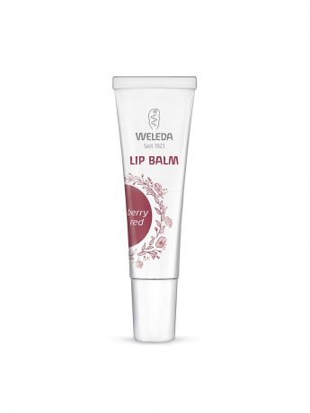 Блески Weleda Увлажняющий бальзам для губ Berry red