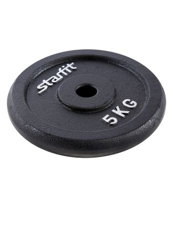 Тренажеры Starfit Диск чугунный BB-204  5 кг, черный