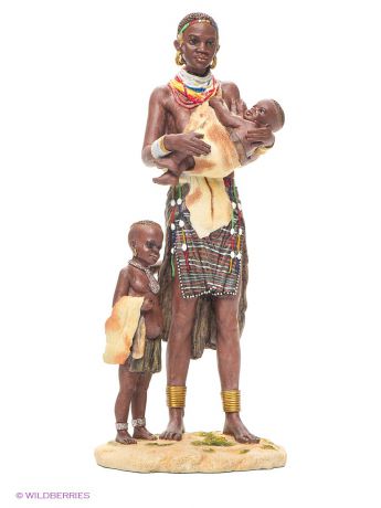 Статуэтки Veronese Статуэтка ''Африканка с детьми''