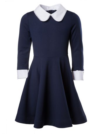 Школьное платье синего цвета