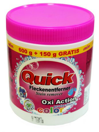 Пятновыводители QUICK Пятновыводитель QUICK Oxy Color 750г