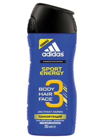 Гели Adidas Sport energy гель для душа Shower Gel Male 250мл