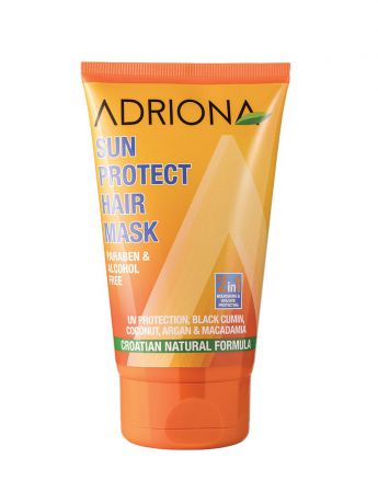 Косметические маски ADRIONA Питательная маска для волос с солнцезащитным фактором 2в1