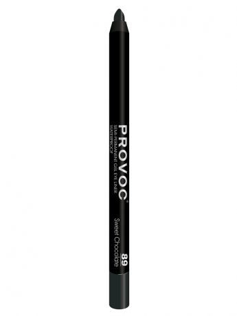 Косметические карандаши Provoc Гелевая подводка в карандаше для глаз PV0089 Gel Eye Liner 89 Sweet Chocolate (цв.cеро-корич)