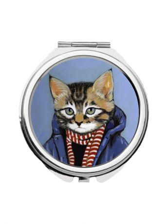Зеркальца Chocopony Зеркальце карманное "Кот-подросток"