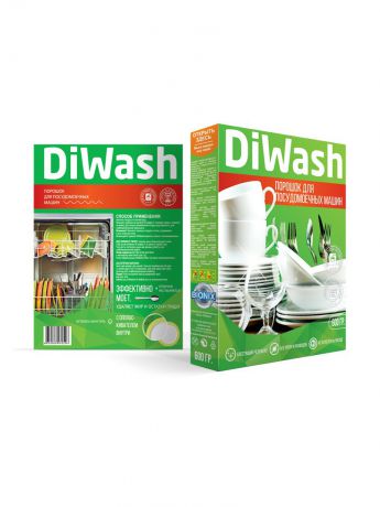Средства для посудомоечных машин DiWasher Средство для мытья посуды в посудомоечных машинах: порошок DiWasher