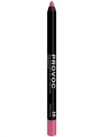 Косметические карандаши Provoc PV0019 Gel Lip Liner 19 Feeling Sassy Гелевая подводка в карандаше для губ (цв. малиновый)