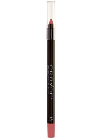 Косметические карандаши Provoc PV0018 Gel Lip Liner 18 Irresistible Гелевая подводка в карандаше для губ (цв.натурально-розо