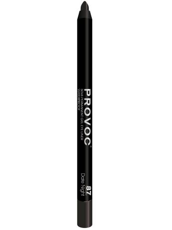 Косметические карандаши Provoc Гелевая подводка в карандаше для глаз PV0087 Gel Eye Liner 87 Date Night  (цв. темно-шоколадный)