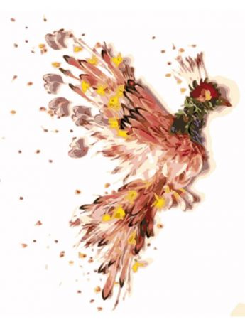 Наборы для рисования Цветной Раскраски по номерам Птица счастья