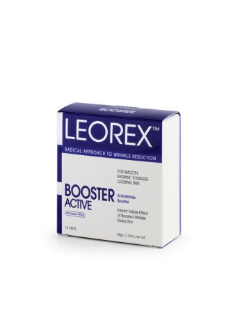 Косметические маски Leorex Гипоаллергенная нано-маска для экспресс-разглаживания морщин  Booster Active, 3,3 мл х 10 шт.