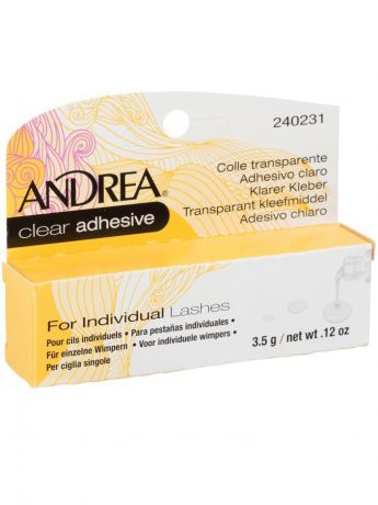 Клей для накладных ресниц Andrea. Andrea 300300 Mod Perma Lash Adhesive Clear Клей для пучков прозрачный, 3.5 г