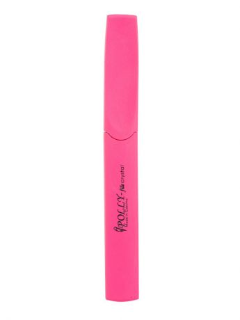 Пилки для ногтей Polly Пилочка стеклянная маникюрная в пластмассовом футляре с логотипом POLLY,  1 шт, розовый,  128 мм