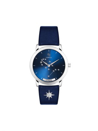 Ювелирные часы QWILL Часы ювелирные лимитированная коллекция Galaxy "Gemini-Близнецы"