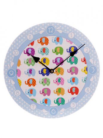 Часы настенные Kawaii Factory Часы настенные "Cute Dotty Elephants"