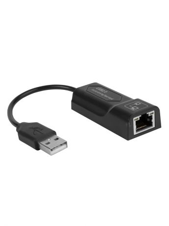 Кабели GCR Конвертер-переходник USB 2.0 - LAN RJ-45 Giga Ethernet Card адаптер