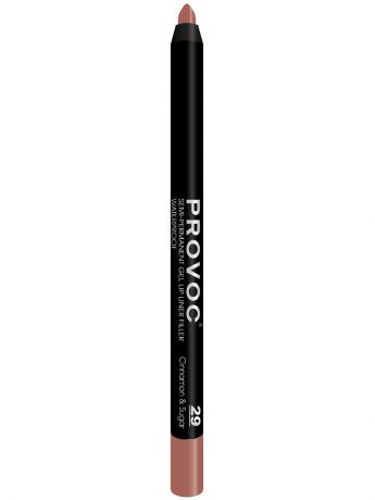 Косметические карандаши Provoc PV0029 Gel Lip Liner 29 Cinnamon&Sugar Гелевая подводка в карандаше для губ (цв. беж-розовый)