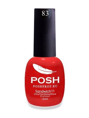 Лаки для ногтей POSH. Гель -лак на 25 дней Тон 83 Продолжение следует POSH 99991 SENDVICH GEL UV/LED