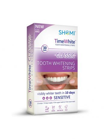 Отбеливающие полоски для зубов SHOMI Отбеливающие полоски TIME WHITE CLASSIC