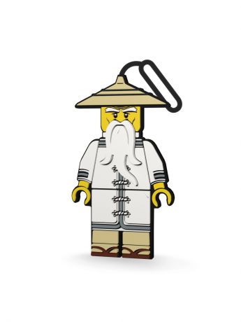 Брелоки Lego. Бирка для багажа LEGO Ninjago Movie (Лего Фильм: Ниндзяго)-Sensei