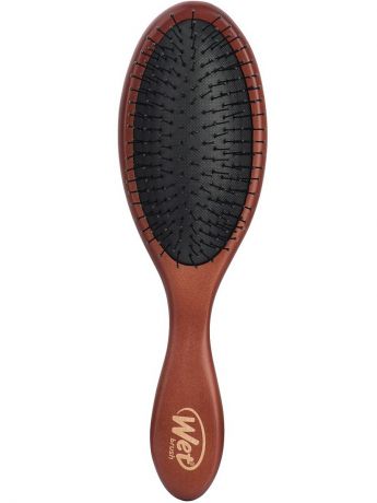 Расчески WET BRUSH BWP830NTLM MEDIUM WOOD Щетка для для спутанных волос деревянная (средне-темное дерево)