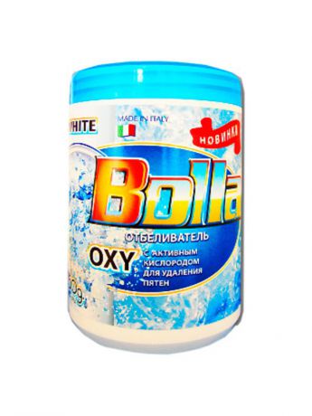 Средства для посудомоечных машин BOLLA Отбеливатель BOLLA Oxy 750гр без хлора для белого белья, банка