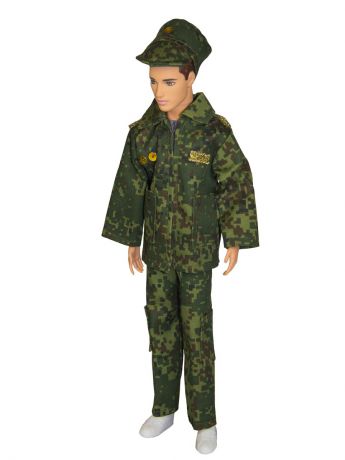 Аксессуары для кукол Модница. Костюм военного для куклы 29-30 см