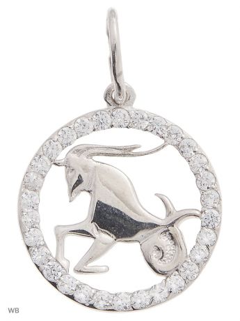 Ювелирные подвески ACCENT jewelry Подвеска серебряная "Знаки зодиака "Козерог"