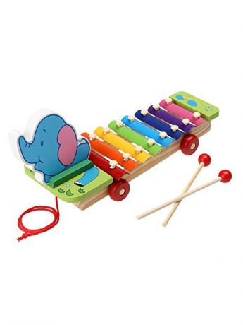 Музыкальные инструменты FindusToys Деревянная игра "Музыкальный слон"