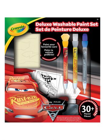 Наборы для рисования Crayola Набор со смываемыми красками "Тачки 3" Делюкс