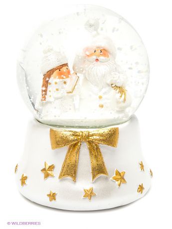 Елочные украшения Holiday Classics Уотерболл "Дед Мороз со снегурочкой"