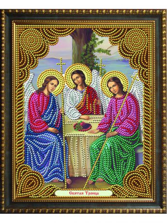 Наборы для поделок Алмазная живопись Картина стразами "Икона Святая Троица" (АЖ-5041)