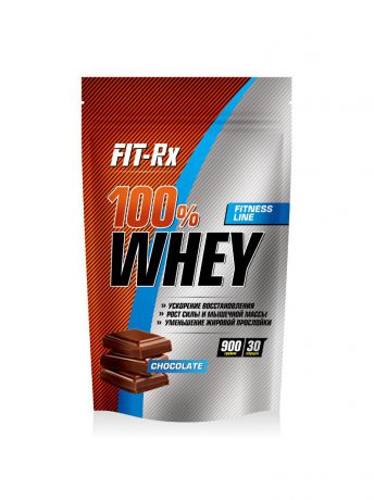 Протеин FIT-Rx Сывороточный протеин  100% Whey  шоколад (900г)