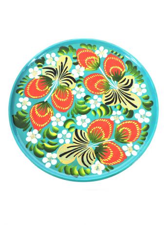 Тарелки декоративные Taowa Тарелка - Ягоды на бирюзовом