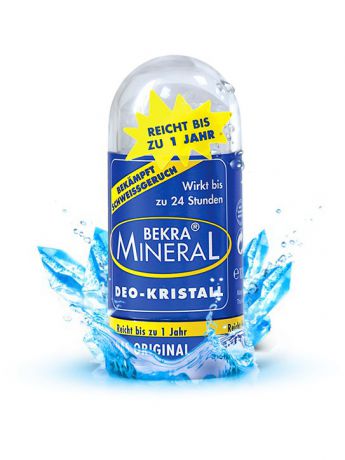 Дезодоранты Bekra Mineral Натуральный цельный дезодорант кристалл, 100 г