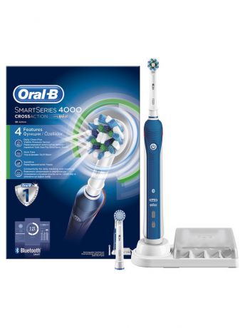 Электрические зубные щетки Oral-B Электрическая зубная щётка Oral-B SmartSeries 4000, синий