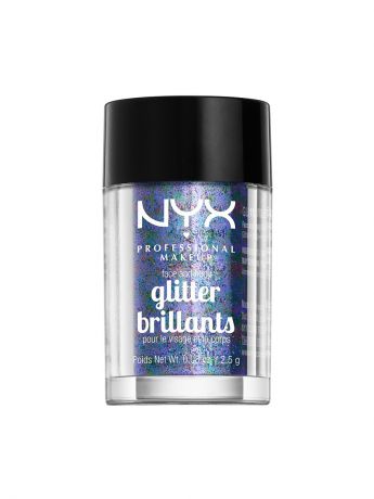 Глиттеры NYX PROFESSIONAL MAKEUP Глиттер для лица и тела FACE & BODY GLITTER - VIOLET 11