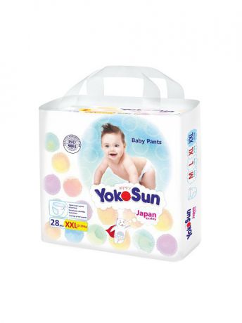 Подгузники детские YokoSun Подгузники-трусики YOKOSUN XXL (15-23 кг) 28 шт