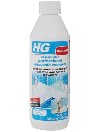 Средства для уборки HG Универсальное чистящее средство для ванной и туалета 0,5л HG 100050161
