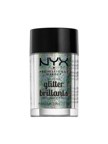 Глиттеры NYX PROFESSIONAL MAKEUP Глиттер для лица и тела. FACE & BODY GLITTER - CRYSTAL 06